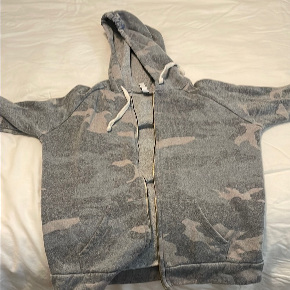 Gray Camo Hoodie